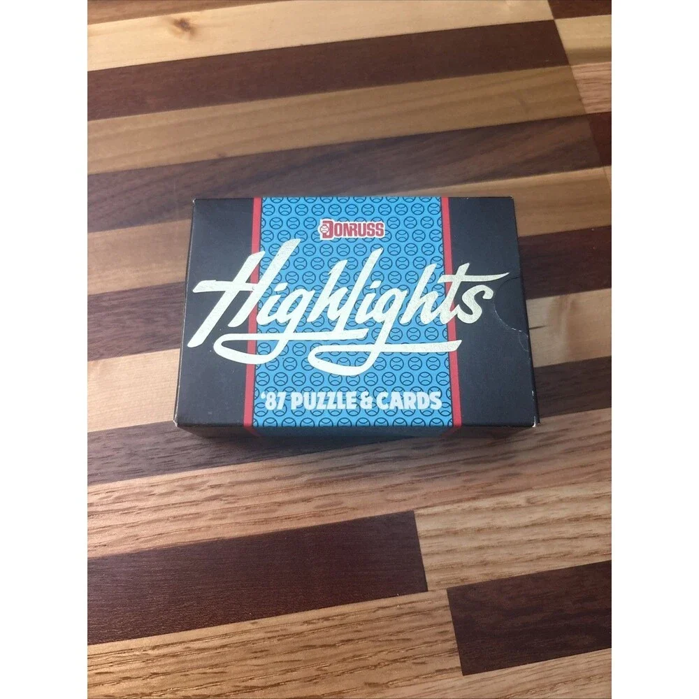 1987 Donruss Highlights 56 Card Baseball Set Highlights from 1987 Season Sealed!